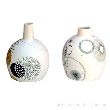 Silver vases